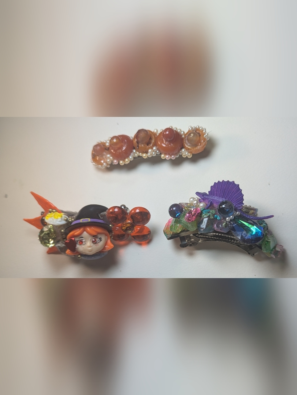 Wendy Gell barrettes